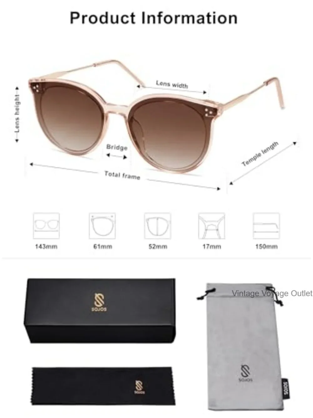 Classic Round Sunglasses UV400 Retro Shades